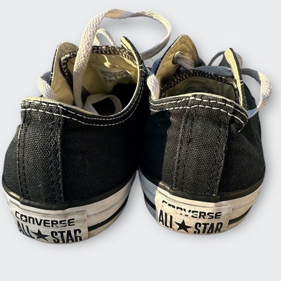 CONVERSE Chuck Taylor All Stars Low Street BLACK urban classic casual M7 W9 UK7 - Picture 4 of 8